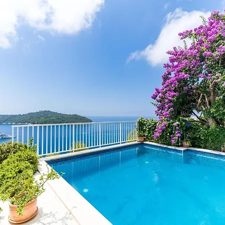 别墅 Adrian - Six Bedroom With Swimming Pool And Sea View 杜布罗夫尼克